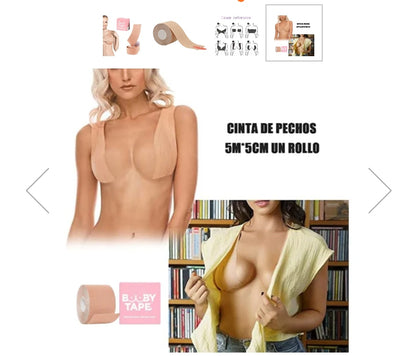 Cinta Boob tape para senos