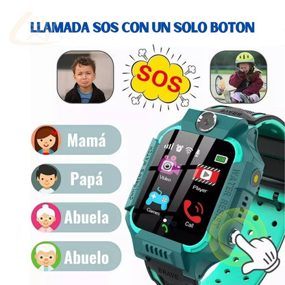 Smartwatch Reloj Kids Q19 Con Chip y Gps